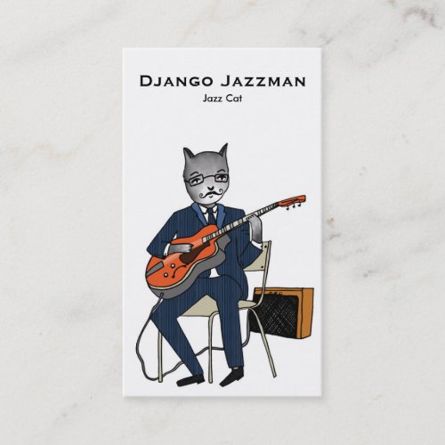 Jazz Cat Business Card