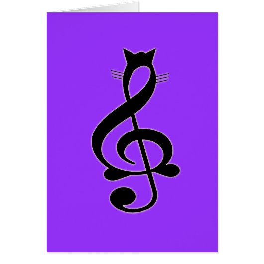 Jazz Cat Card (Front)