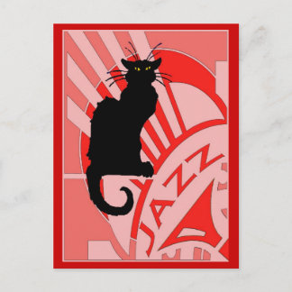Jazz Cat Postcard
