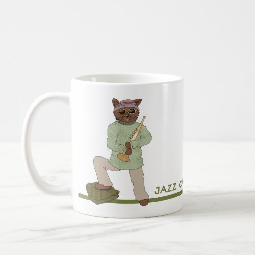 Jazz Cat Rules Coffee Mug