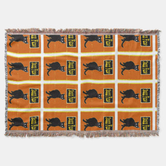 Jazz Cat Throw Blanket