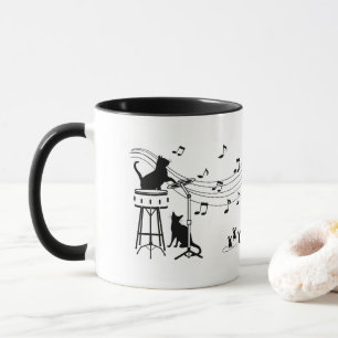 Jazz Cats Drum Coffee Mug