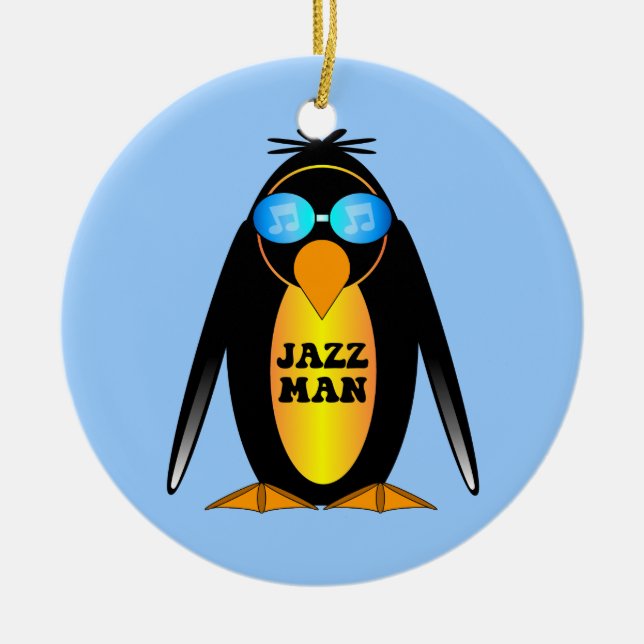 jazz ceramic ornament (Front)