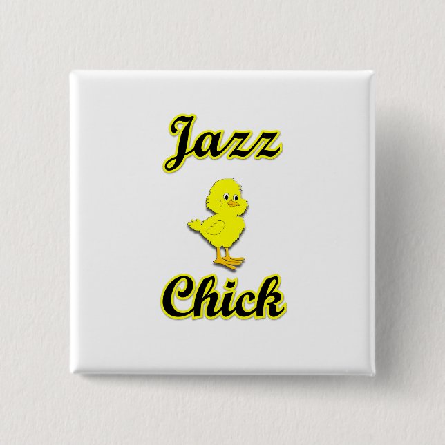 Jazz Chick Button (Front)