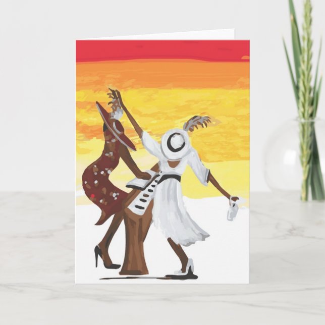 jazz christmas holiday card (Front)