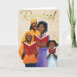 jazz christmas holiday card