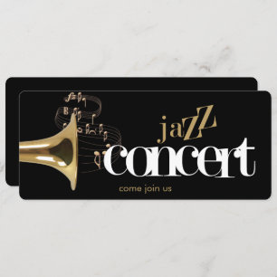 jazz concert flyer invitation