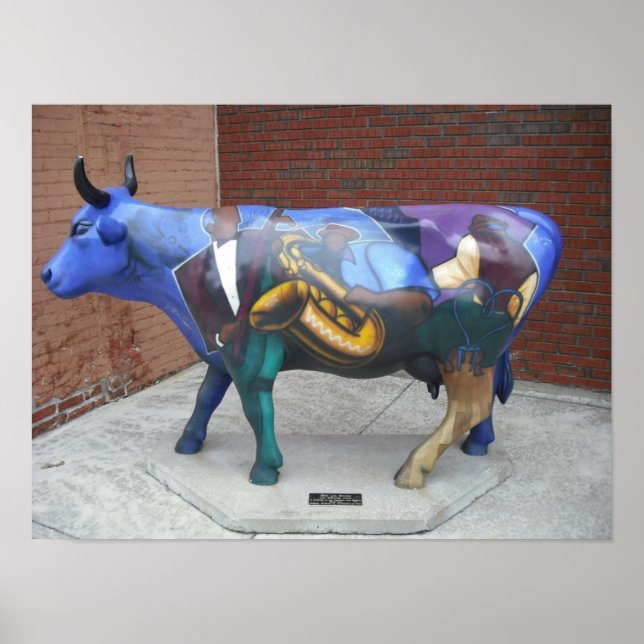 Jazz Cow - Kansas City Poster (Front)