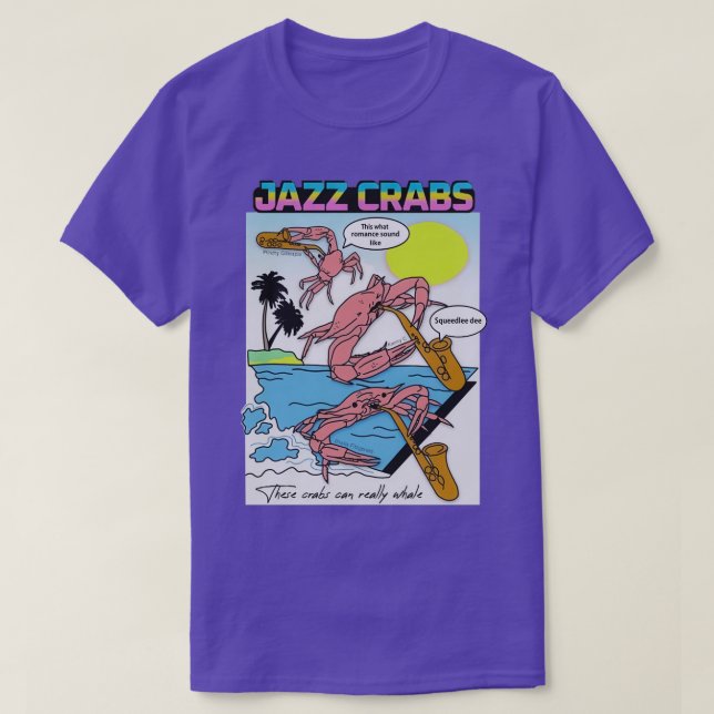Jazz Crabs T-Shirt (Design Front)