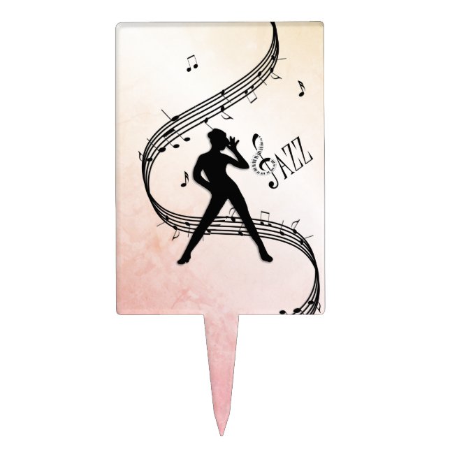 Jazz Dance Cake Topper (Front)