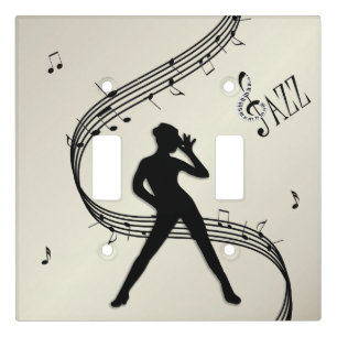 Jazz Dance Golden Light Switch Cover