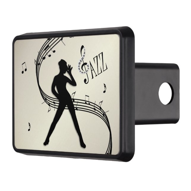 Jazz Dance Golden Music  Hitch Cover (Left)