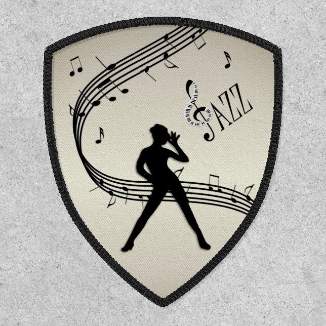Jazz Dance Golden Music Patch (Front)