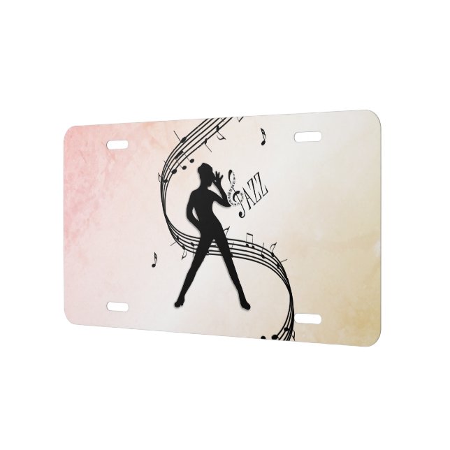 Jazz Dance License Plate (Left)