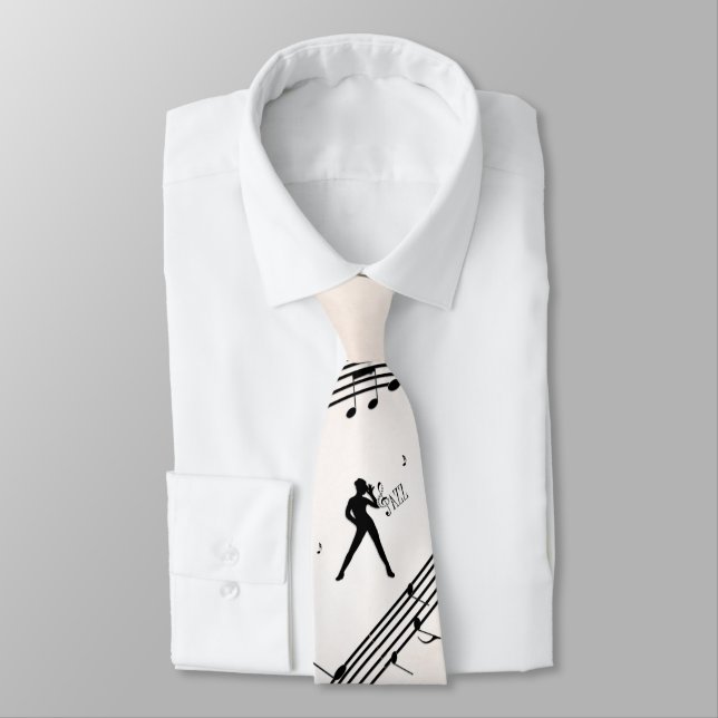 Jazz Dance Neck Tie (Tied)