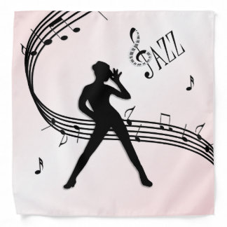 Jazz Dance Pink Music Bandana