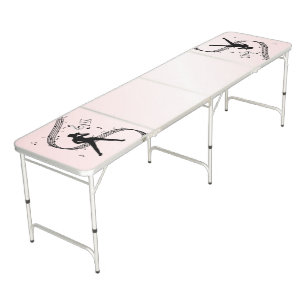 Jazz Dance Pink Music Beer Pong Table