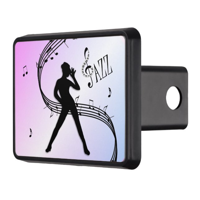 Jazz Dance Purple Music  Hitch Cover (Left)