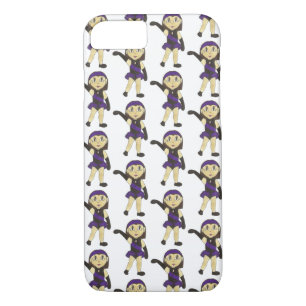 Jazz Dance Recital Purple Costume Girl Dancer iPhone 8/7 Case