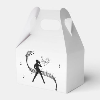 Jazz Dance Silver Favor Boxes