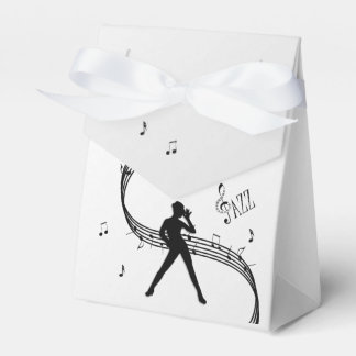 Jazz Dance Silver Favor Boxes