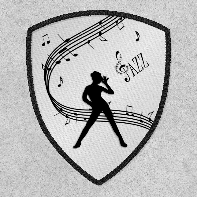 Jazz Dance Silver Patch (Front)