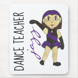 Jazz Dance Teacher Instructor Recital Gift Mouse Pad