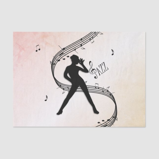 Jazz Dance Tissue Paper (Front)