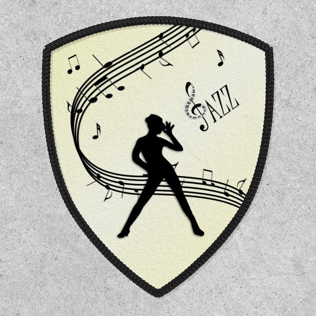 Jazz Dance Yellow Music Patch (Front)