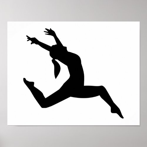 Jazz dancer poster