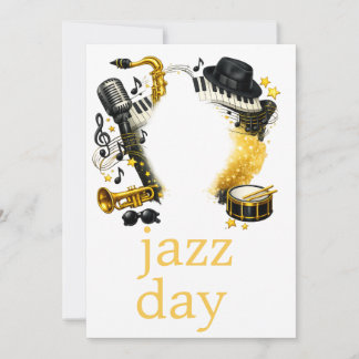 jazz day  invitation