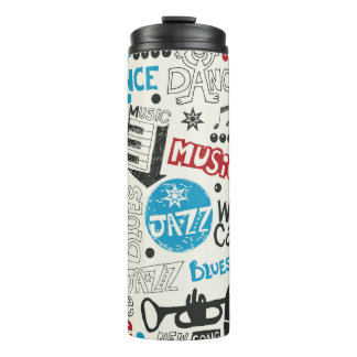 jazz doodle mix thermal tumbler