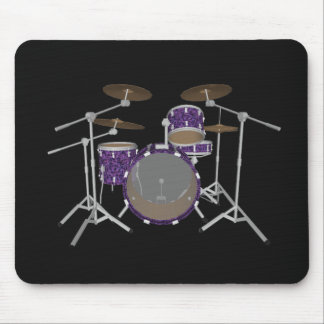 Jazz Drum Kit - Custom Violet Drums - Mousepad
