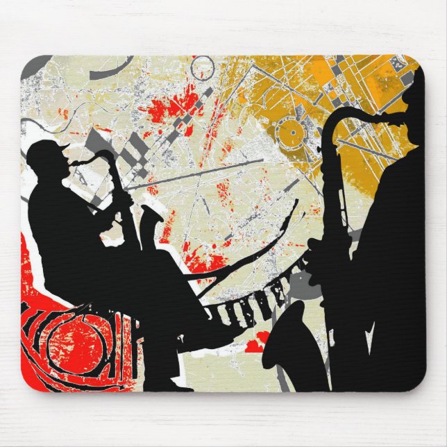 Jazz Dudes Mouse Pad (Front)