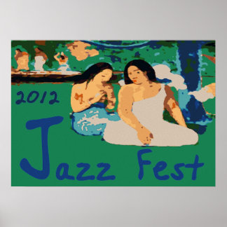 Jazz Fest 2012, Sitting by the tree Poster
