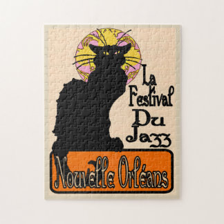 Jazz Fest Abstract Musical Instraments Jigsaw Puzzle