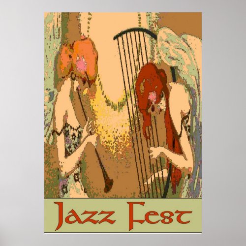 Jazz Fest Angels Poster