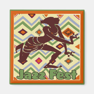 Jazz Fest Dancer Too Magnet
