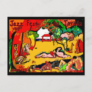 Jazz fest Du Jardin 2010 Postcard