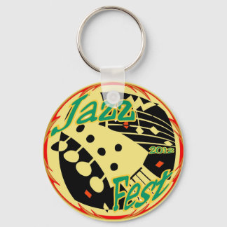Jazz Fest Guitar 2012 Keychain