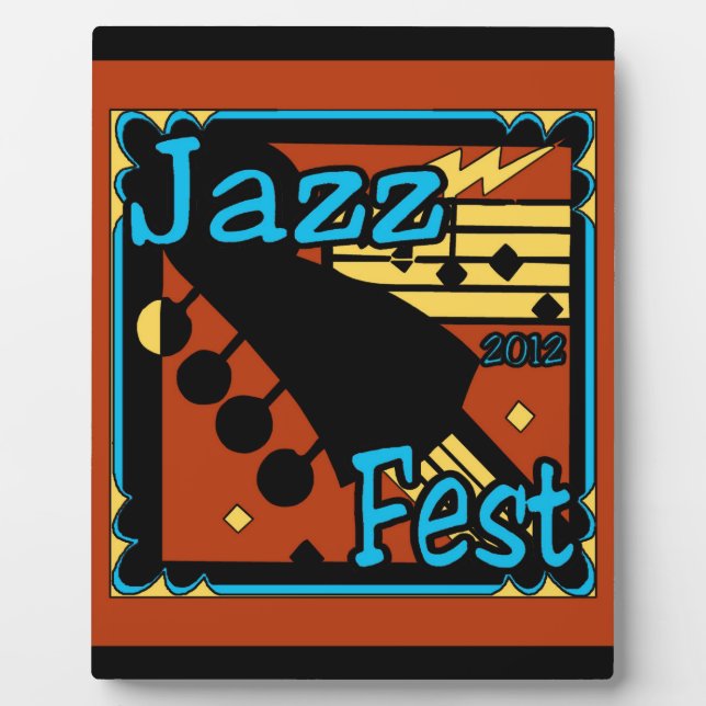 Jazz Fest Guitar 2012 Plaque (Front)