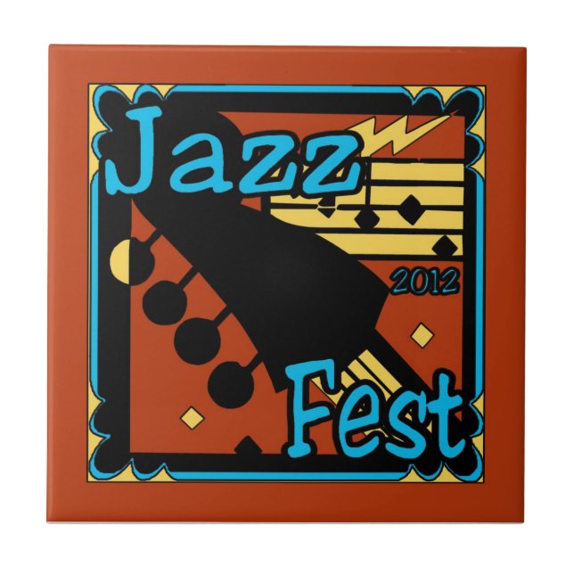 Jazz Fest Guitar 2012 Tile (Front)