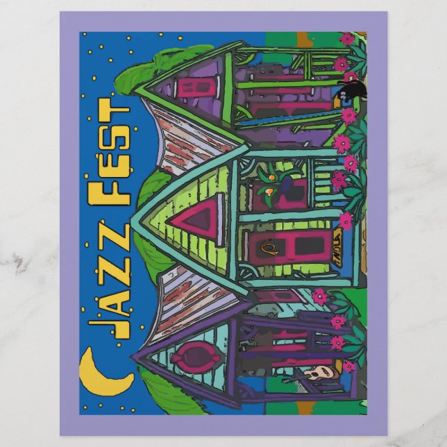 Jazz fest Houses (Front)
