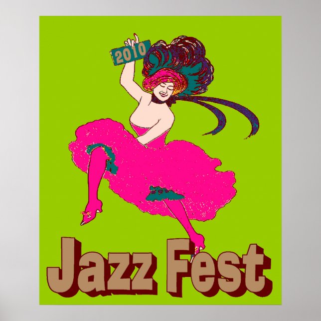 Jazz Fest LAdy 2010 Poster (Front)