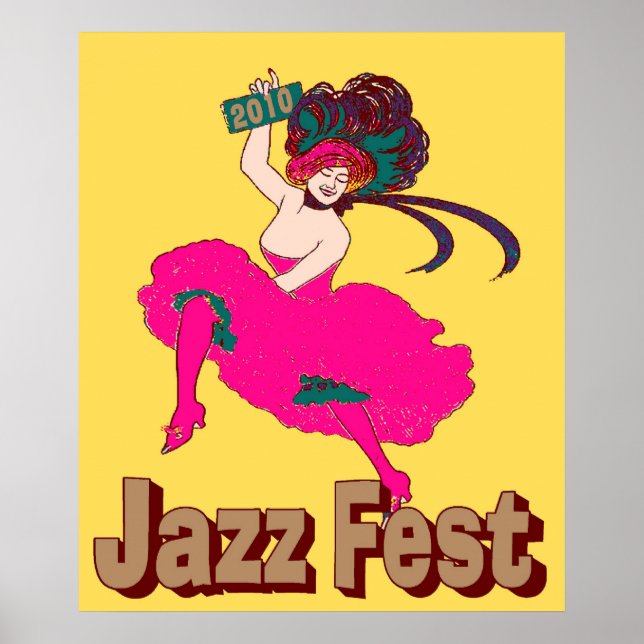 Jazz Fest Lady 2010 Poster (Front)