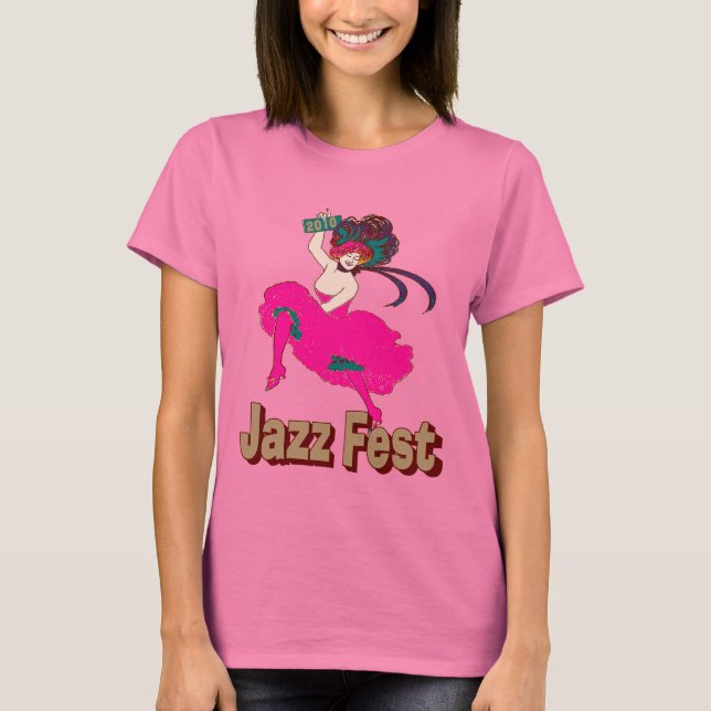 Jazz Fest LAdy 2010 T-Shirt (Front)