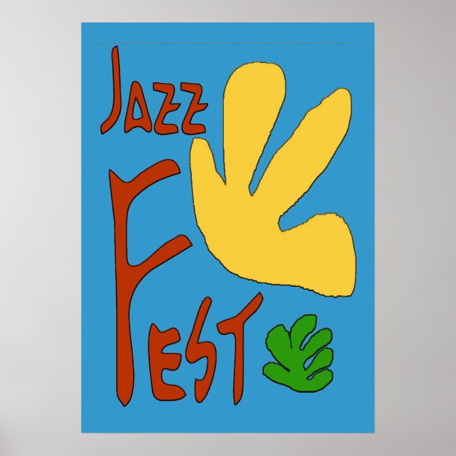Jazz Fest Leaves Poster (Front)