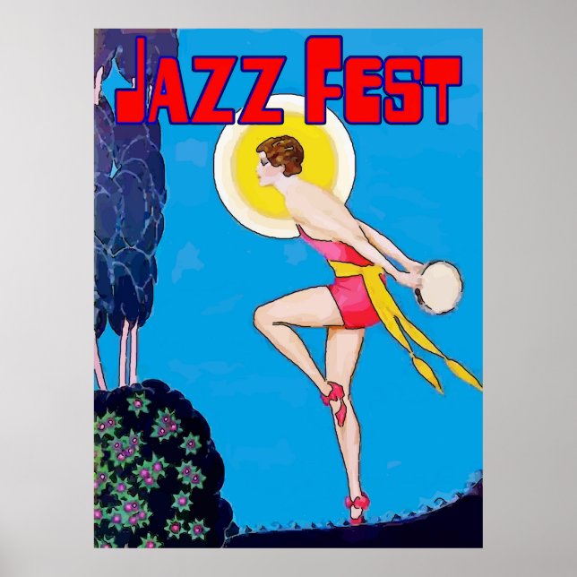 Jazz Fest Moon Dancer Poster (Front)