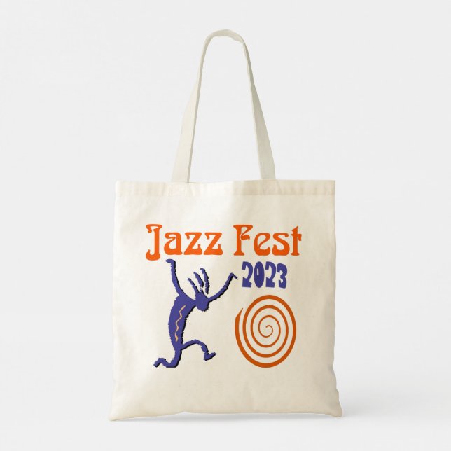 Jazz Fest personalized Spiral Tote Bag (Back)