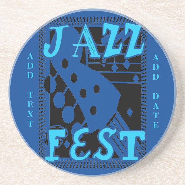 Jazz Fest Skelton Coaster (Front)